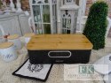 KŁ. CHLEBAK KING Hoof CZARNY SHABBY CHIC VINTAGE PROWANSJA