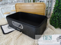 KŁ. CHLEBAK KING Hoof CZARNY SHABBY CHIC VINTAGE PROWANSJA