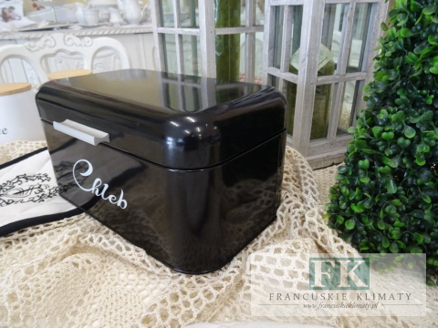 KŁ. CHLEBAK VADOR CZARNY SHABBY CHIC VINTAGE PROWANSJA