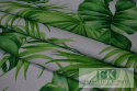 TKANINA ZASŁONOWA LIŚCIE TROPIKALNE OBRUSOWA SZER 160 CM