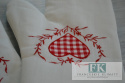 KPL.2 RĘKAWIC KUCHENNYCH Z KOLEKCJI CZERWONE SERCE SHABBY PROWANSJA KPL.2 RĘKAWIC KUCHENNYCH Z KOLEKCJI CZERWONE SERCE SHABBY PROWANSJA