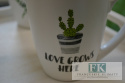 KUBEK KAKTUS 400 ML KOLEKCJA DŻUNGLA LOVE GROWN HERE KUBEK KAKTUS 400 ML KOLEKCJA DŻUNGLA LOVE GROWN HERE