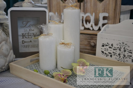 ŚWIECA ZAPACHOWA SPA CANDLE PARAFINOWA WYKONANIE RĘCZNE HANDMADE RUSTIC