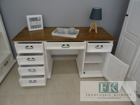 BIURKO PROWANSJA nowe LITE DREWNO FRANCJA SHABBY BIURKO PROWANSJA nowe LITE DREWNO FRANCJA SHABBY