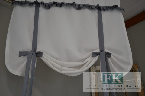 ROLETKA, EKRAN , PANEL SZARFA FALBANKA SZARA szer 100 cm