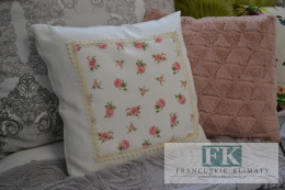 POSZEWKA RÓŻE 40X40 STYL ANGIELSKI PROWANSALSKI SHABBY VITAGE RETRO