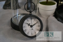 ZEGAR W SZKLE - pod kloszem- wys. 27 cm ZEGAR W SZKLE - pod kloszem- wys. 27 cm
