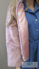 RÓŻOWE FUTRO PINK HOLLYWOOD rozm.M RÓŻOWE FUTRO PINK HOLLYWOOD rozm.M