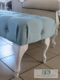 SIEDZISKO - ŁAWECZKA - PUF głęboko pikowane CHESTERFIELD W STYLU FRANCUSKIM , SKANDYNAWSKIM ,PROWENSALSKIM , SHABBY SIEDZISKO - ŁAWECZKA - PUF głęboko pikowane CHESTERFIELD W STYLU FRANCUSKIM , SKANDYNAWSKIM ,PROWENSALSKIM , SHABBY
