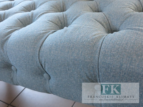 SIEDZISKO - ŁAWECZKA - PUF głęboko pikowane CHESTERFIELD W STYLU FRANCUSKIM , SKANDYNAWSKIM ,PROWENSALSKIM , SHABBY SIEDZISKO - ŁAWECZKA - PUF głęboko pikowane CHESTERFIELD W STYLU FRANCUSKIM , SKANDYNAWSKIM ,PROWENSALSKIM , SHABBY