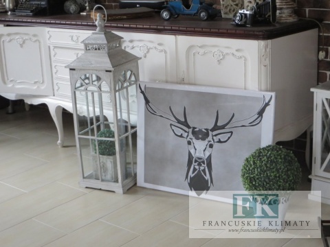 OBRAZ NA PŁÓTNIE 80 X 60 RETRO PROWANSJA SHABBY płótno CUDO