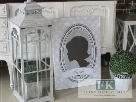 OBRAZ NA PŁÓTNIE 50 X 70 PROWANSJA SHABBY płótno CUDO