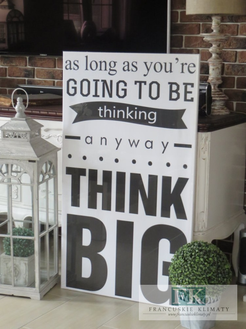 OBRAZ NA PŁÓTNIE 120 X 70 RETRO PROWANSJA SHABBY płótno CUDO