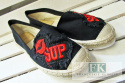 ESPADRYLE Z NASZYWKAMI USTA RED/CZERWONE R. 40