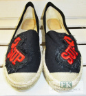 ESPADRYLE Z NASZYWKAMI USTA RED/CZERWONE R. 40 ESPADRYLE Z NASZYWKAMI USTA RED/CZERWONE R. 40
