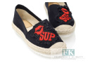 ESPADRYLE Z NASZYWKAMI USTA RED/CZERWONE R. 40