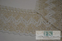 OBRUS ANITA 110X160 LEN BAWEŁNA KORONKA PROWANSJA SHABBY CHIC