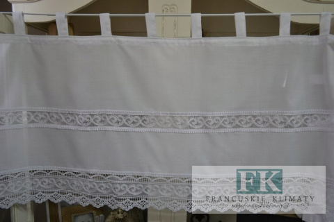 12191 ZAZDROSTKA ETAMINA GIPIURA haft 60 cm SZELKI