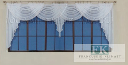 FIRANA KRESZ DUŻY KARNISZ 240-350 cm biel, ecru