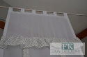 FIRANA SZARFA ROLETKA shabby FALBANKA szelki kropki
