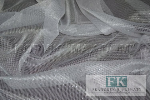 TKANINA MATERIAŁ FIRANA MARKIZETA tiul DIAMENT BIEL 300 cm TKANINA MATERIAŁ FIRANA MARKIZETA tiul DIAMENT BIEL 300 cm