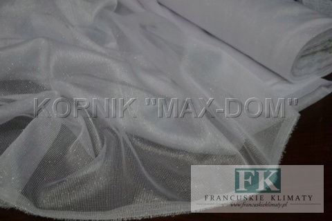 TKANINA MATERIAŁ FIRANA MARKIZETA tiul DIAMENT BIEL 300 cm TKANINA MATERIAŁ FIRANA MARKIZETA tiul DIAMENT BIEL 300 cm