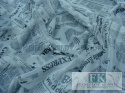 TKANINA MATERIAŁ, metraż woal GAZETA NEWSPAPER SZER 160 TKANINA MATERIAŁ, metraż woal GAZETA NEWSPAPER SZER 160