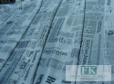 TKANINA MATERIAŁ, metraż woal GAZETA NEWSPAPER SZER 160 TKANINA MATERIAŁ, metraż woal GAZETA NEWSPAPER SZER 160