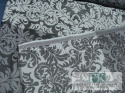 TKANINA *METRAŻ MATERIAŁ zasł LOFT NAPISY ORNAMENT wys 300 TKANINA *METRAŻ MATERIAŁ zasł LOFT NAPISY ORNAMENT wys 300