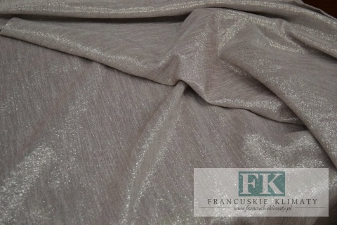 TKANINA Materiał ZASŁONY obrusy GLAMOUR GLANS 280 RÓŻ