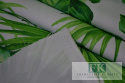 ! TKANINAMateriał ZASŁONY obrusy liście MONSTERA szer 160