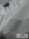PROWANSJA! Kpl BOKI, LAMBREKIN bawełnam, koronka