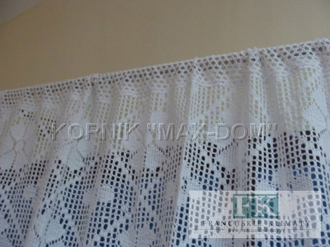 *ZASŁONA gotowa babcine robótki BAWEŁNA 90x150 b
