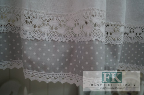 ZAZDROSTKA BAWEŁNA KORONKA 60 cm dużo wzorów kolor