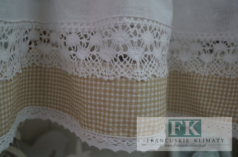 ZAZDROSTKA BAWEŁNA KORONKA 60 cm dużo wzorów kolor