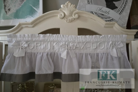 ZAZDROSTKA FALBANA margines prowansja 45 cm firan