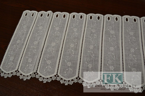 ZAZDROSTKA NATURA WITRAŻ ETAMINA HAFT gipiura 40 c