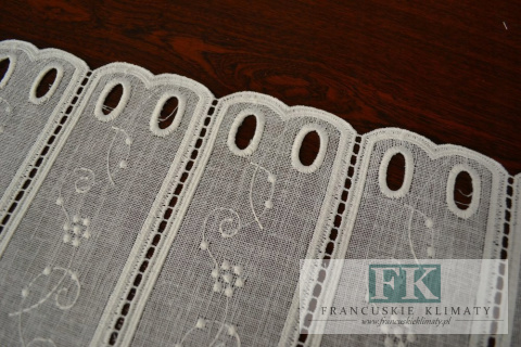 ZAZDROSTKA NATURA WITRAŻ ETAMINA HAFT gipiura 45