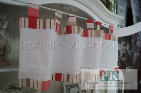 Zazdrostka szelki 60 cm bawełna mix wzorów metraż Zazdrostka szelki 60 cm bawełna mix wzorów metraż
