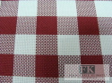 TKANINA Lniany materiał OBRUSY ZASŁONY szer 170 kratka kol