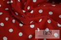 TKANINA *METRAŻ MATERIAŁ PROWANSJA GROSZKI KROPKI 1cm kolo