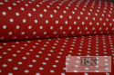 TKANINA *METRAŻ MATERIAŁ PROWANSJA GROSZKI KROPKI 1cm kolo