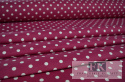 TKANINA *METRAŻ MATERIAŁ PROWANSJA GROSZKI KROPKI 1cm kolo