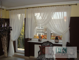 *NEW!! firany BALKONOWE lewa prawa KRESZ biel,ecru