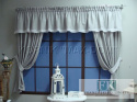 *VINTAGE SHABBY KPL lambrekin boki szarfa koronka
