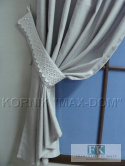*VINTAGE SHABBY KPL lambrekin boki szarfa koronka