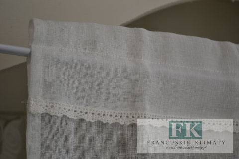 ZAZDROSTKA 30 CM SERCE NATURA LEN PROWANSJA SHABBY CHIC VINTAGE