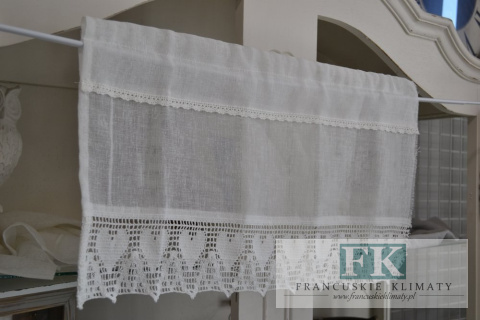 ZAZDROSTKA 30 CM SERCE NATURA LEN PROWANSJA SHABBY CHIC VINTAGE