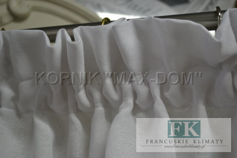 ZAZDROSTKA zazdroska lambrekin shabby BATYST falba