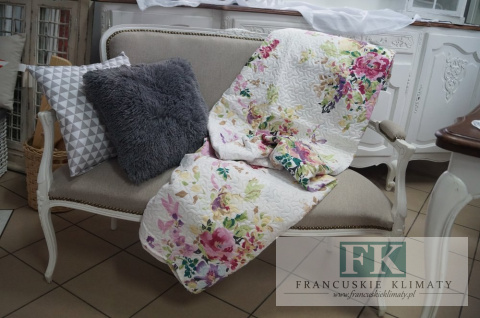 NARZUTA PATCHWORK 220 X 240 CM BAWEŁNA SHABBY , PROWANSJA , VINTAGE